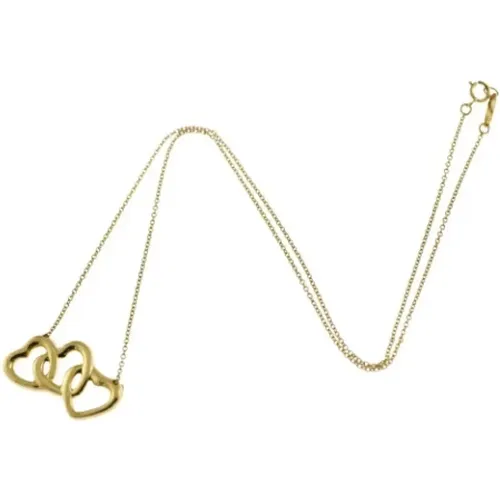 Pre-owned Gold necklaces , female, Sizes: ONE SIZE - Tiffany & Co. Pre-owned - Modalova