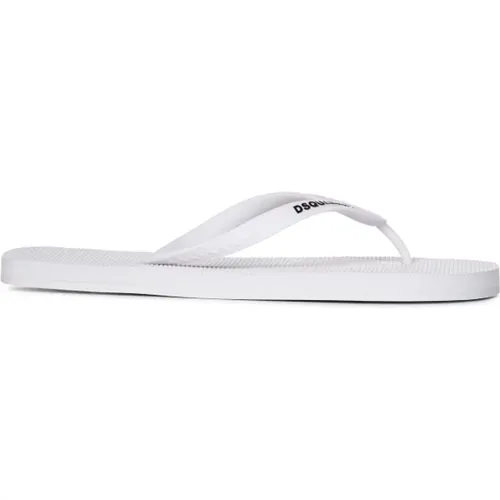 Rubber Thong Sandals , male, Sizes: 7 UK, 6 UK, 5 UK - Dsquared2 - Modalova