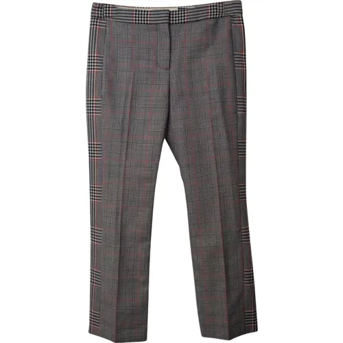 Checked Virgin Wool Pants , female, Sizes: XS - alexander mcqueen - Modalova