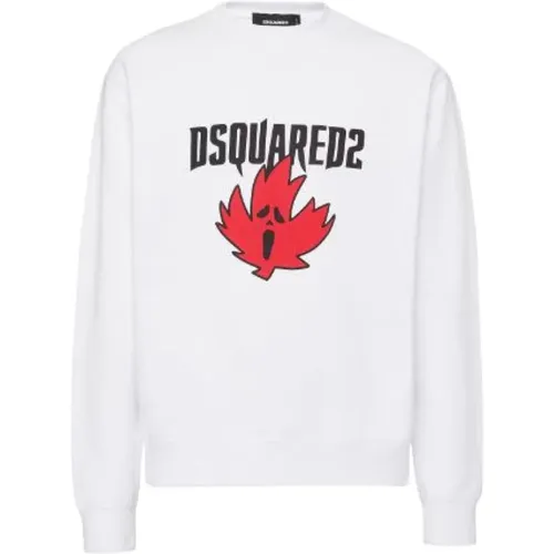 Logo Print Sweatshirt , male, Sizes: L, S, M - Dsquared2 - Modalova