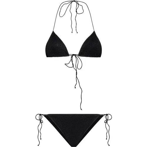 Lumière Halterneck Bikini , female, Sizes: M, L - Oseree - Modalova