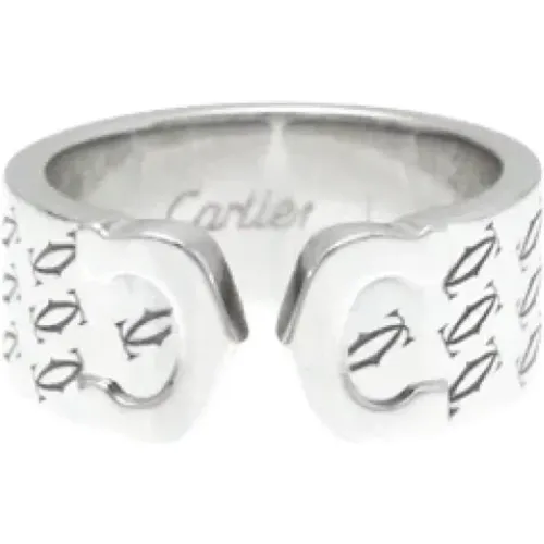 Pre-owned White Gold rings , female, Sizes: ONE SIZE - Cartier Vintage - Modalova