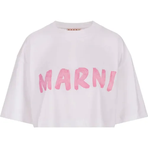 T-shirts and Polos , female, Sizes: S, 2XS - Marni - Modalova
