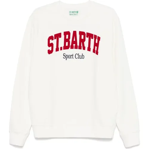 Cotton Sweater with Logo , male, Sizes: L, S, XL - MC2 Saint Barth - Modalova