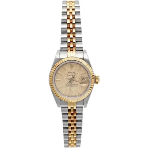 Pre-owned Stainless Steel watches , female, Sizes: ONE SIZE - Rolex Vintage - Modalova