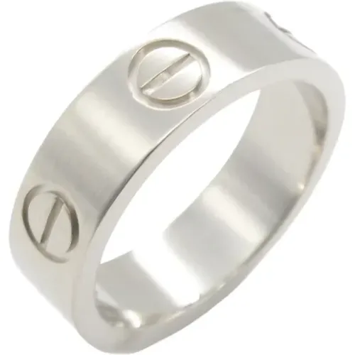 Pre-owned White Gold rings , female, Sizes: ONE SIZE - Cartier Vintage - Modalova