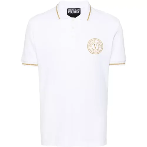 Polo Shirt for Men , male, Sizes: L, 2XL, XL, M - Versace Jeans Couture - Modalova