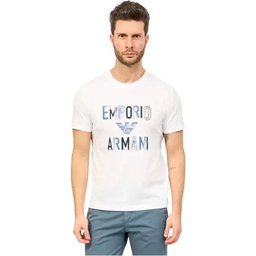 T-shirts and Polos Collection , male, Sizes: L - Emporio Armani EA7 - Modalova