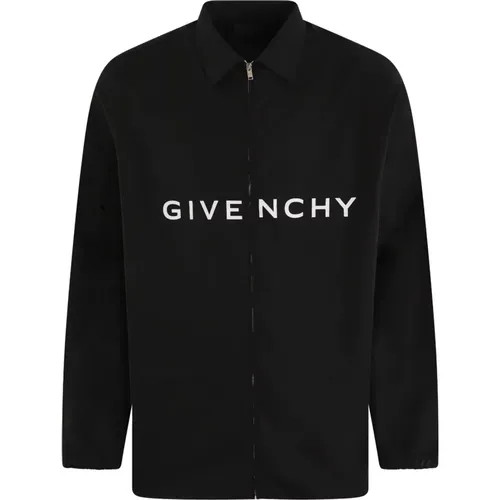 Herren Boxyfit Logo Shirt Schwarz - Givenchy - Modalova