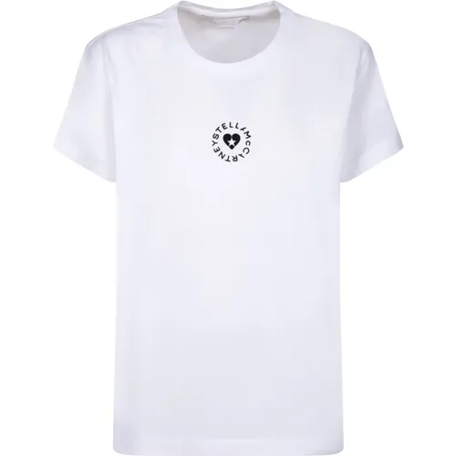 Weißes T-Shirt Chic Style - Stella Mccartney - Modalova