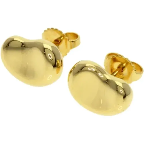 Pre-owned Gold earrings , female, Sizes: ONE SIZE - Tiffany & Co. Pre-owned - Modalova