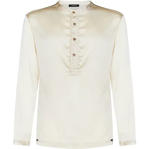 Casual Shirt Upgrade - Men`s Accessories Ss23 , male, Sizes: S - Tom Ford - Modalova
