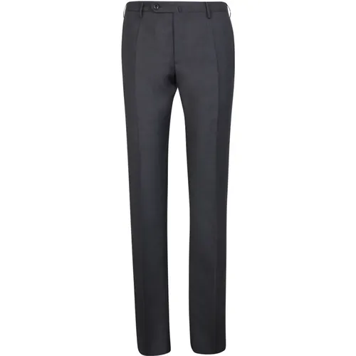 Graue Slim Fit Hose aus Wollmischung - Incotex - Modalova