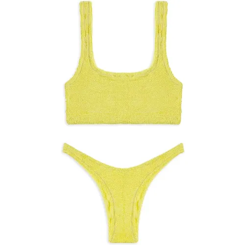 Square-Cut Ginny Bikini Set , female, Sizes: ONE SIZE - Reina Olga - Modalova