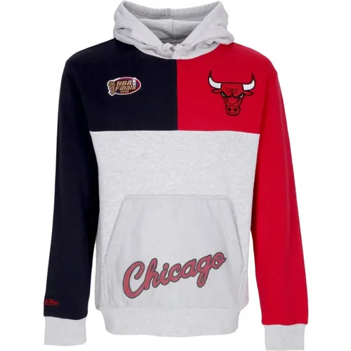 Chicago Bulls NBA Tie Breaker Hoodie , Herren, Größe: S - Mitchell & Ness - Modalova