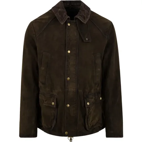 Balmoral Lederjacke Grün - The Jack Leathers - Modalova