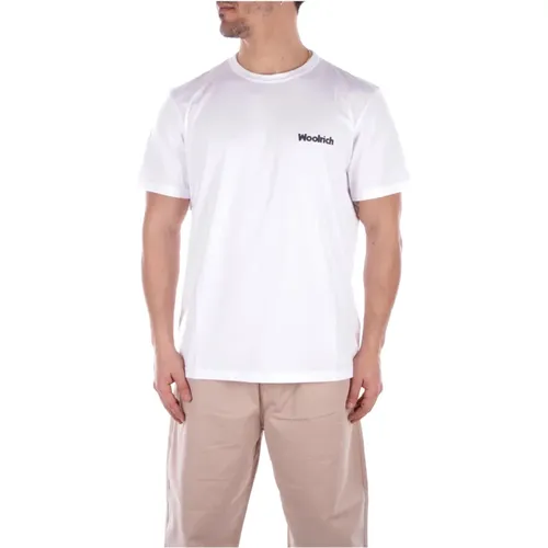 Carhartt Logo Front T-shirts und Polos , Herren, Größe: XL - Woolrich - Modalova