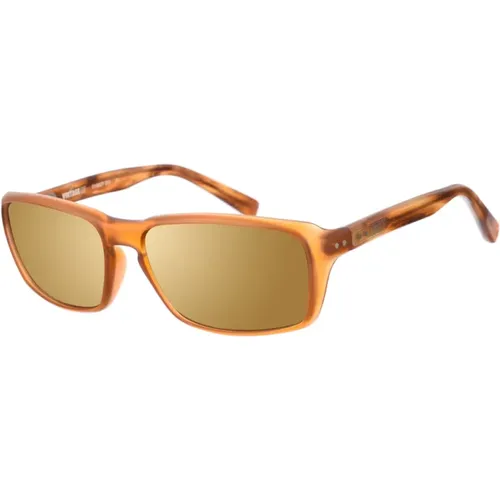 Rectangular Acetate Sunglasses with UV Protection , male, Sizes: ONE SIZE - Nike - Modalova