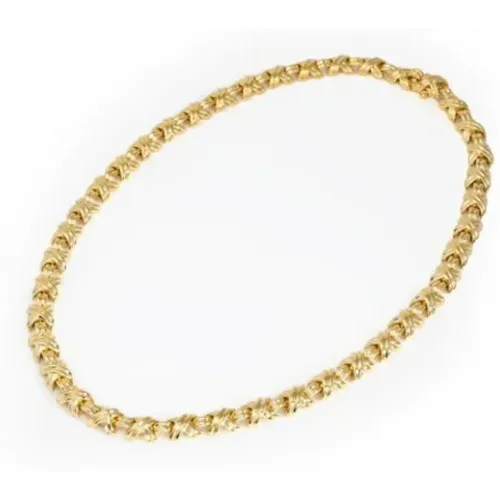 Pre-owned Gold necklaces , female, Sizes: ONE SIZE - Tiffany & Co. Pre-owned - Modalova