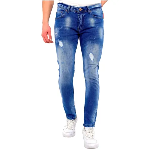 Trendige Jeans Herren Slim Fit - Dc-039 - True Rise - Modalova