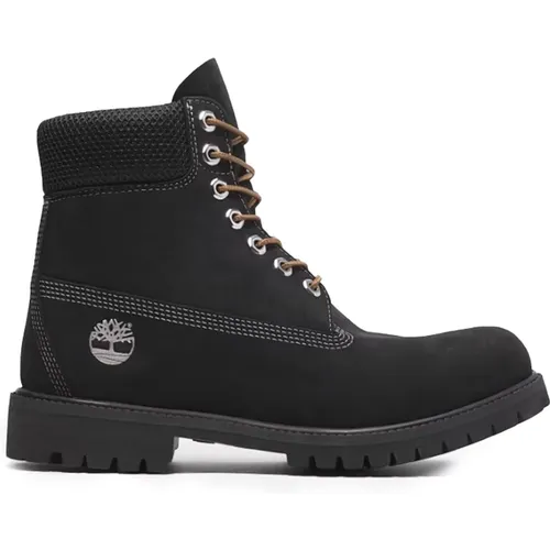 Premium Waterproof Lace-Up Boots , male, Sizes: 6 1/2 UK, 7 1/2 UK, 8 1/2 UK, 10 UK, 6 UK, 9 1/2 UK, 7 UK, 8 UK - Timberland - Modalova