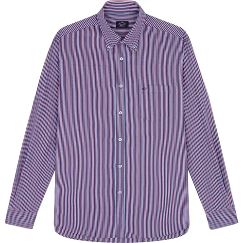 Cotton Shirt , male, Sizes: 3XL, L, M - PAUL & SHARK - Modalova