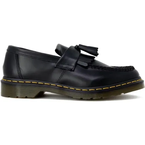 Klassische Schwarze Slip-On Schuhe , Herren, Größe: 40 EU - Dr. Martens - Modalova