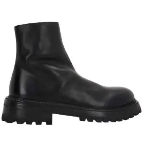 Hammered Leather Boots , male, Sizes: 7 UK, 9 UK - Marsell - Modalova