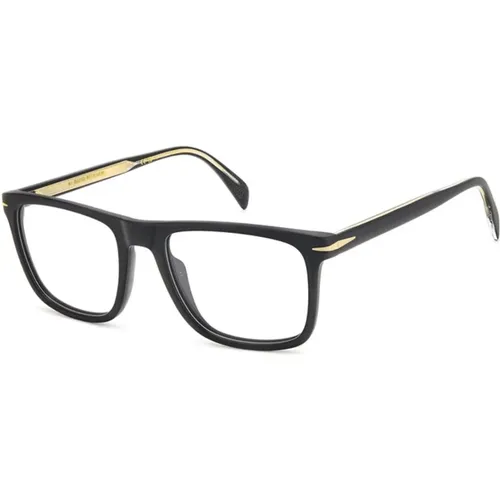 Matte Gold Sungles , unisex, Sizes: 54 MM - Eyewear by David Beckham - Modalova