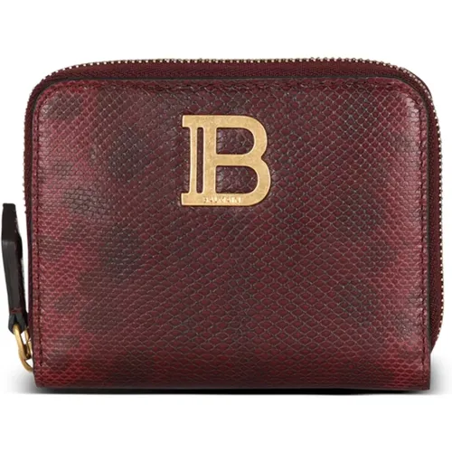 B-Buzz Karung leather purse Balmain - Balmain - Modalova
