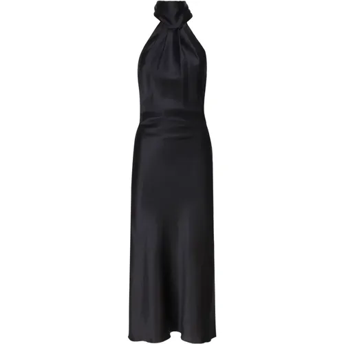 Elegantes Schwarzes Seidenkleid - Max Mara - Modalova