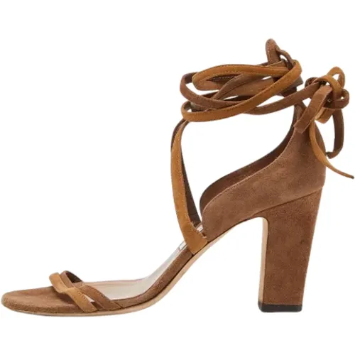 Pre-owned Wildleder sandals , Damen, Größe: 39 EU - Jimmy Choo Pre-owned - Modalova
