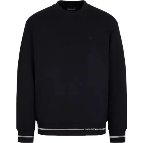 Hoodless Sweatshirt , male, Sizes: XL, 3XL - Emporio Armani - Modalova