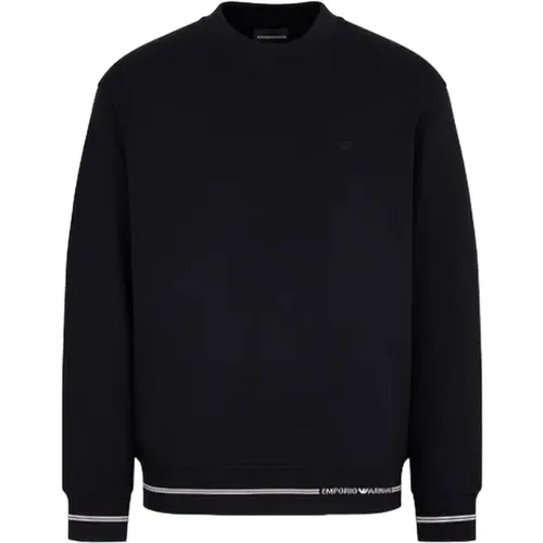 Hoodless Sweatshirt , male, Sizes: XL, 3XL, S - Emporio Armani - Modalova