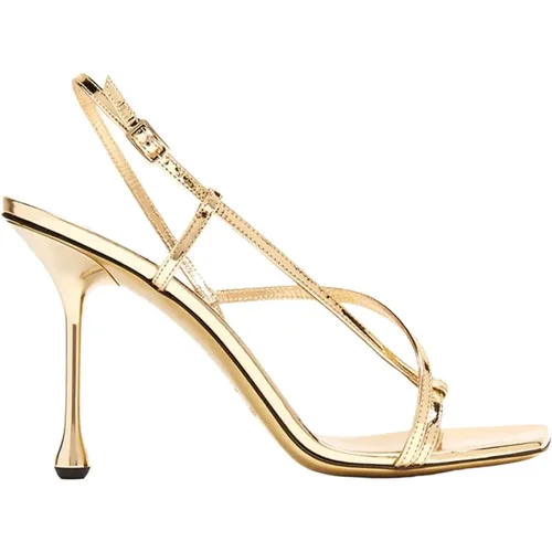 Golden Etana Sandals , female, Sizes: 5 UK, 3 1/2 UK, 4 1/2 UK, 4 UK, 6 1/2 UK, 7 UK, 2 1/2 UK, 6 UK, 3 UK - Jimmy Choo - Modalova