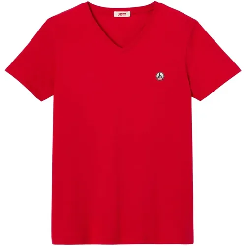 Bio-Baumwoll-Basic T-Shirt - Rote Kollektion - Jott - Modalova