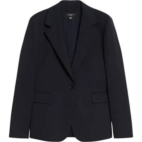 Classic Blazer with Feminine Silhouette , female, Sizes: XS - Max Mara Weekend - Modalova