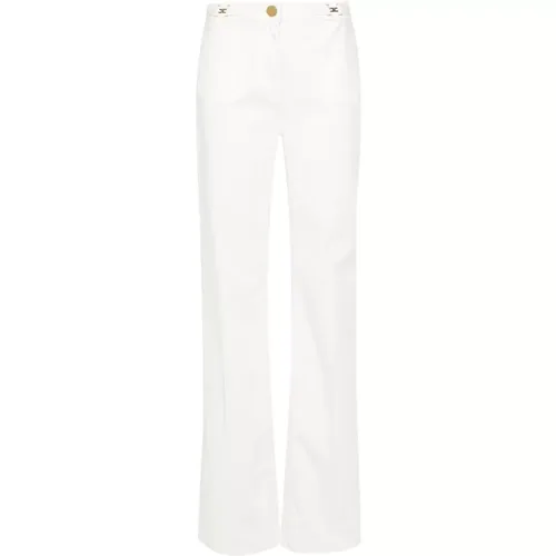 Weiße Jeans , Damen, Größe: W25 - Elisabetta Franchi - Modalova