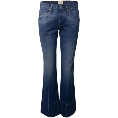 Pre-owned Cotton jeans , female, Sizes: L - Gucci Vintage - Modalova