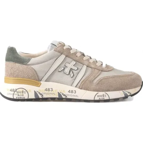 Elegante Grün Beige Sneakers , Herren, Größe: 42 EU - Premiata - Modalova