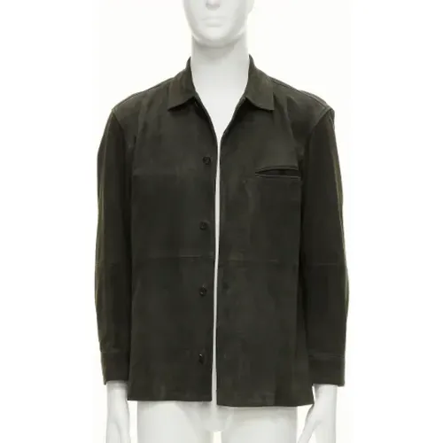 Pre-owned Suede outerwear , female, Sizes: S - Issey Miyake Pre-owned - Modalova