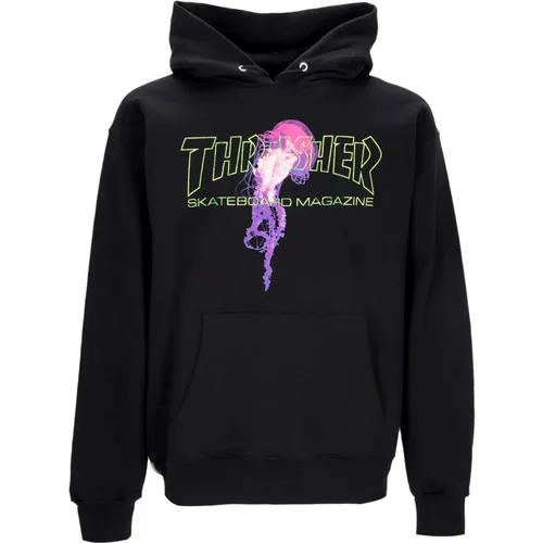 Schwarzer Atlantic Drift Hoodie Herren Sweatshirt - Thrasher - Modalova