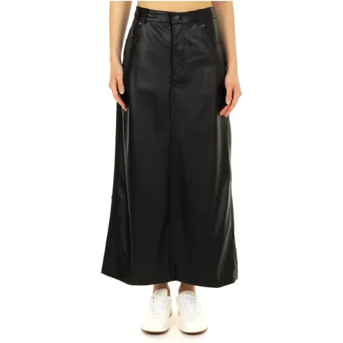 City Slicker Vegan Maxi Rock , Damen, Größe: 3XS - Free People - Modalova