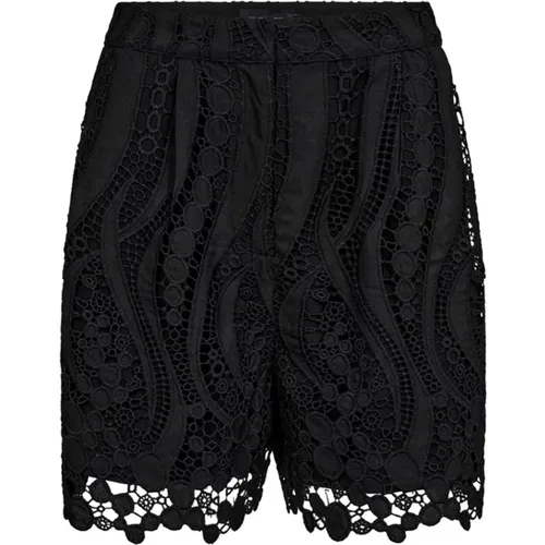 Schwarze Spitzen-Shorts & -Slips , Damen, Größe: S - Copenhagen Muse - Modalova