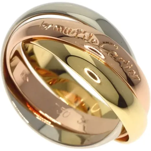 Pre-owned Gold rings , female, Sizes: ONE SIZE - Cartier Vintage - Modalova