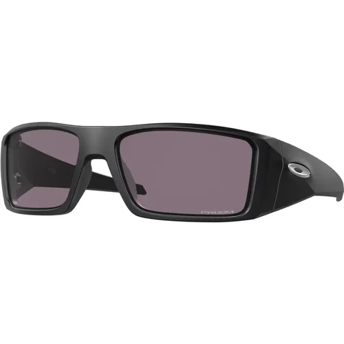 Heliostat Sonnenbrille,Schwarze Sonnenbrille mit Zubehör - Oakley - Modalova