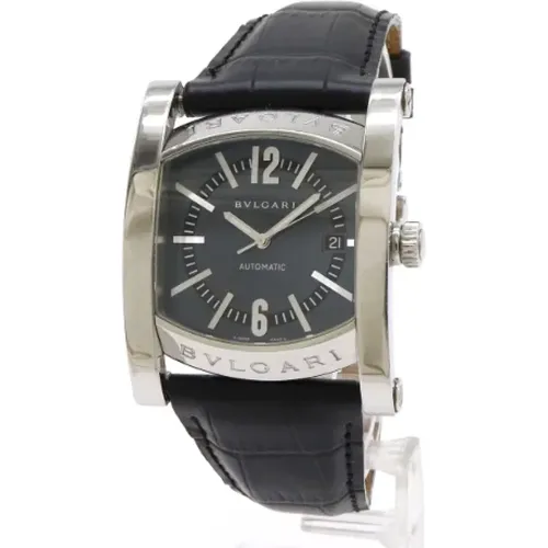 Pre-owned Stainless Steel watches , male, Sizes: ONE SIZE - Bvlgari Vintage - Modalova