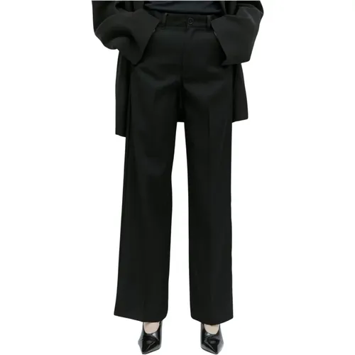 Tonal Topstitching Wool Pants - Jil Sander - Modalova