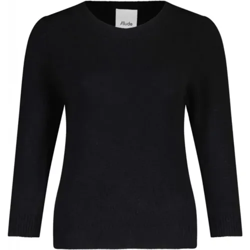 Luxurious Wool-Cashmere Pullover , female, Sizes: XS, XL, L - allude - Modalova