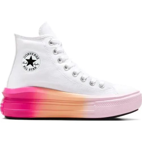 Regenbogen Platform Sneaker , Damen, Größe: 37 EU - Converse - Modalova